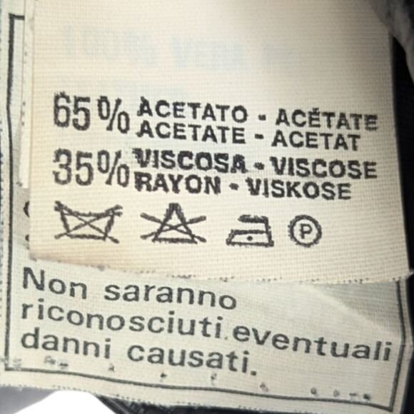 Carla Falleri Italy Women's US 10 Genuine Leather Black Studded Leather Pants - Picture 8 of 10